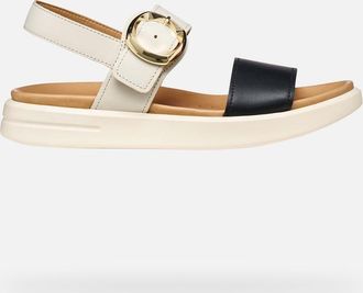 Geox Xand 2s Woman Light Sand/black, Size: 35