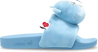 adidas Schoenen, Dames, Blauw, 37 EU, Wol, Adilette Slides