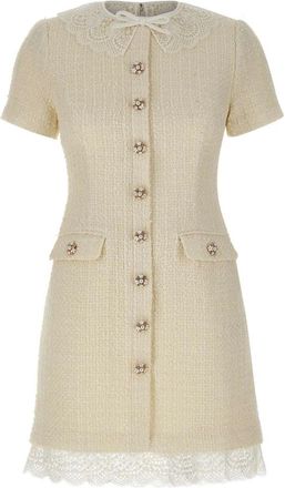 Self Portrait Mujer, Vestidos, Beige, Talla: XS