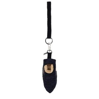 Patou Gehaakte Pouch met Sleutelhanger - Dames - Sleutelhangers & Tashangers - Blauw - ONE Size - Accessoires