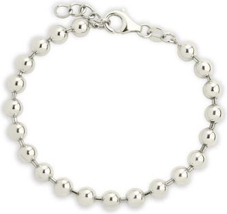 Sterling Forever Preston Ball Chain Bracelet in Silver at Nordstrom