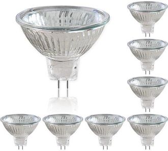 OEM Ocho Focos Led Gu5.3 Mr16 De 50 W, 12 V, Luz Blanca C&aacute;lida De 2700 K