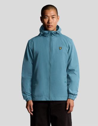 Lyle & Scott Lyle And Scott Mens Through Hooded Jacket - Blue - Size: 38/Regular
