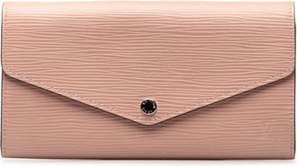 Louis Vuitton Pink Rose Ballerine Leather Coin Purse/Coin Case (Pre-Owned)