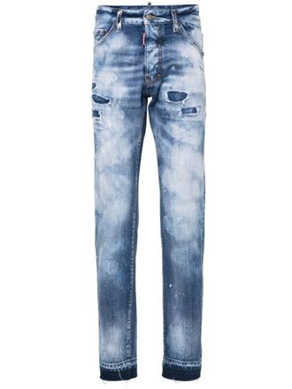 Dsquared2 Jeans Light Everglades con applicazione - Blu