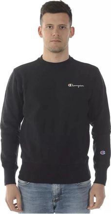 Champion Heren, Sweatshirts & Hoodies, Zwart, Maat: XL Katoen