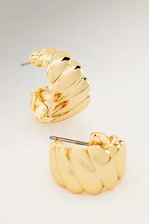 Ettika Twist of Fate Hoop Earrings