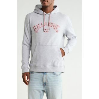 Billabong Punk Graphic Hoodie in Heather Grey at Nordstrom Rack, Size X-Large