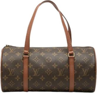 Louis Vuitton Pre-owned Papillon 30 - Dames - Vintage Handtas - Bruin - ONE Size - Leer - Vintage