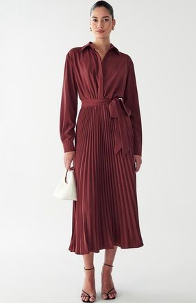 Willa Mckenzi Midi Dress in Burgundy at Nordstrom, Size 6