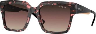 Vogue Eyewear Authentieke stijlvolle brillen van premium kwaliteit - Dames - Zonnebrillen - Rood - 54 MM - Accessoires