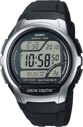 Casio Wave Ceptor Mens Black Watch WV-58R-1AEF - One Size