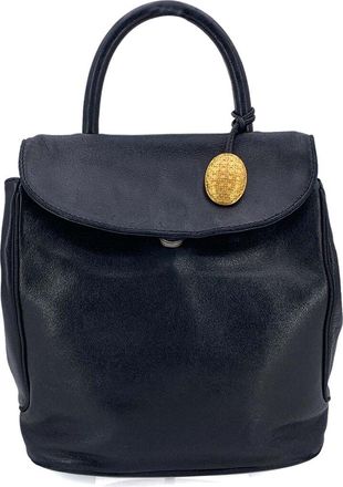 Dior Black Leather Handbag (Authentic Pre-Loved)