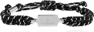 Balenciaga Bracelets, unisex, Black, Size: ONE SIZE Saint-germain Lace Bracelet