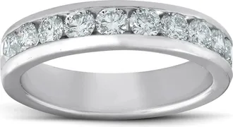 Pompeii3 Platinum 1ct Channel Set Diamond Wedding Ring Size Selectable