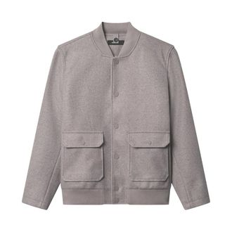 Gabba Zand Moderne Jas - Heren - Bomber jackets - Beige - L - Polyester - Jassen