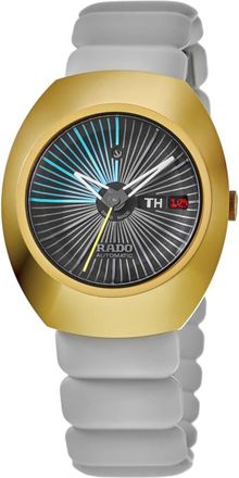 Rado DiaStar Original X Tej Chauhan Special Edition Black Dial Rubber Strap Mens Watch R12165155