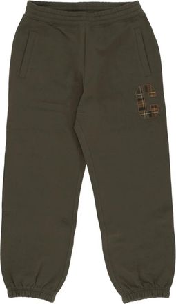 Carhartt Work in Progress Fleece joggingbroek met elastische tailleband - Heren - Sweatpants - Groen - S - Katoen - Broeken