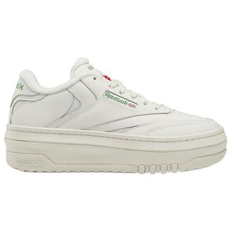 Reebok Womens Club C Extra - Shoes White/Green Size 07.5