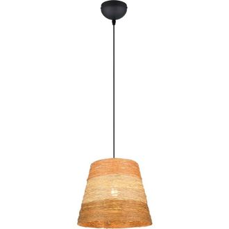 Reality Lampada a sospensione, fibre naturali, 3 tonalit&agrave;, D 25 cm, Joeline