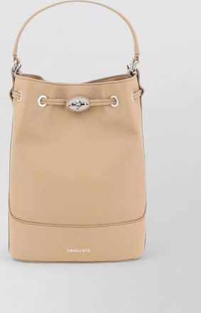 Zanellato daily small leather bucket shoulder bag