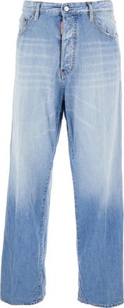 Dsquared2 Blue Loose Fit Denim Jeans
