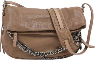 Jimmy Choo London Pre-owned Cross Body Bags, female, Brown, Size: ONE SIZE Pre-owned Leather Shoulder Bag