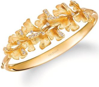 Le Vian Ladies Floral Bangle Bracelets set in 14K Honey Gold WJNF 4