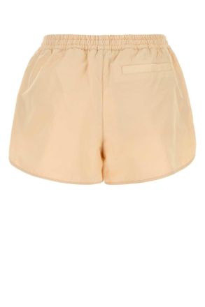 Burberry Womens Skin Pink Nylon Blend Shorts Teacup Exterior: Cotton