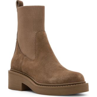 Blondo Frankie Waterproof Chelsea Boot in Taupe Suede at Nordstrom Rack, Size 7.5