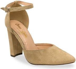 Chase + Chloe by Intouch Footwear Pointed Toe Pump in Beige Suede at Nordstrom Rack, Size 7.5