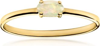 RS Pure by Ross-Simons Opal Ring in 10kt Yellow Gold