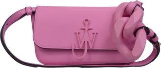 J.W.Anderson Crossbodytas - Dames - Schoudertassen - Roze - ONE Size - Leer - Tassen