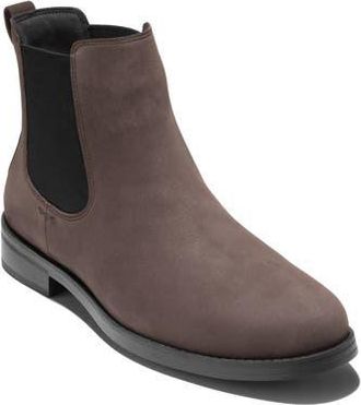 Cole Haan Newmark Grand Chelsea Boot in Lava Nubuck /Black at Nordstrom Rack, Size 11.5