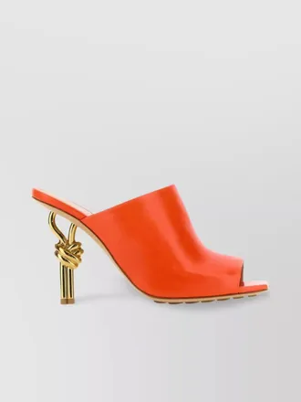Bottega Veneta leather knot mules
