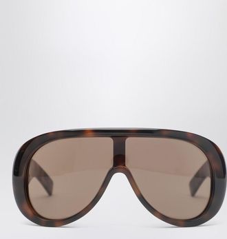 Gucci Rectangular Havana Sunglasses