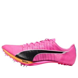 Puma EvoSpeed Sprint Nitro Elite 2 Poison Pink Sun Stream Black 313742-01