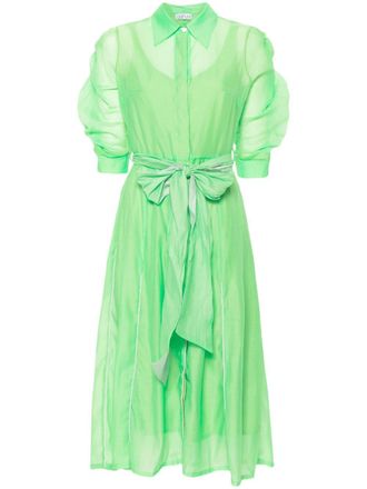 Baruni organza midi dress - Green