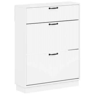 vidaXL Armario Zapatero Hoorn 78 X 24 X 100 Cm Madera De Ingenier&iacute;a Vidaxl