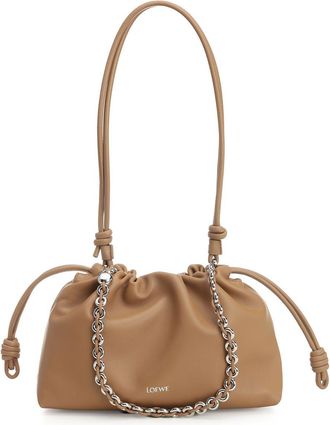 Loewe Flamenco Handbags Beige