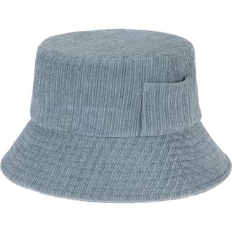 San Diego Hat Company Side Pocket Corduroy Bucket Hat in Blue at Nordstrom Rack