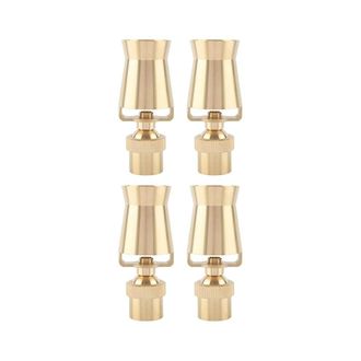 OEM 4 Cascadas De Hielo Ajustables De Lat&oacute;n Duradero Para Cabezales De Aspersores De Fuente (1 Pulgada Dn25)