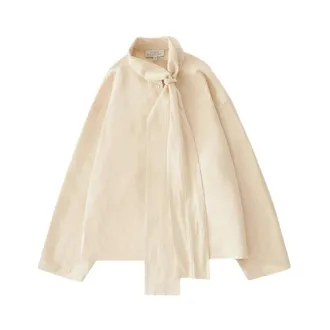 STUDIO NICHOLSON Blouses, female, Beige, Size: 2XS Colt Top