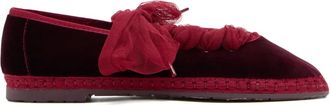 Flabelus Espadrilles Ginevra con fiocco - Rosso