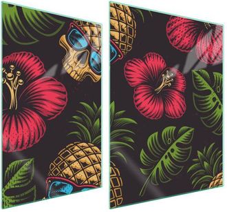 OEM Placa Protectora De Vidrio Para Estufa 70x52 Pi&ntilde;a