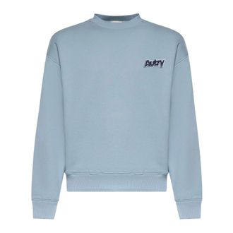 Autry Sweatshirts, male, Blue, Size: L Logo-print Sweatshirt