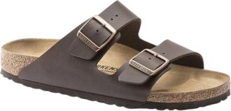 Birkenstock Arizona Sandal in Dark Brown Birko-Flor Men Two-Strap
