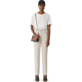 Lanvin Cape-Effect T-Shirt In Cotton And Silk in White at Nordstrom, Size X-Large Eu