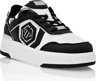 Philipp Plein Sneakers Sk8R Plein Low Unisex in White/black at Nordstrom, Size 38
