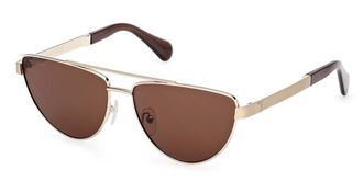 Max & Co. MO0129 32E Womens Sunglasses Gold Size 57